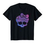 Camiseta Monster High The Movie Skull Para Crianças