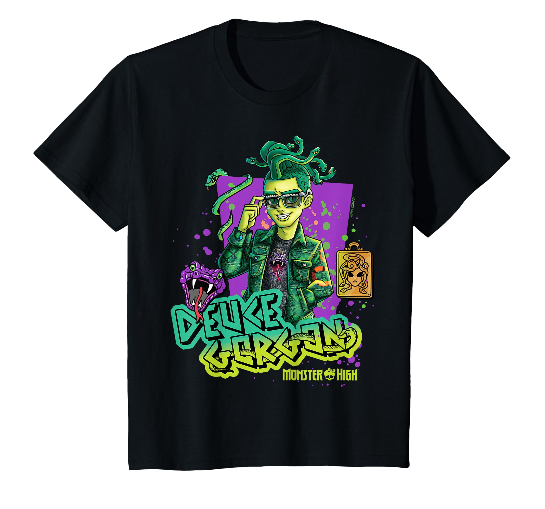 Camiseta Infantil Monster High Deuce Gorgon Oficialmente Licenciada