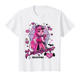 Camiseta Monster High Kids Draculara Oficialmente Licenciada