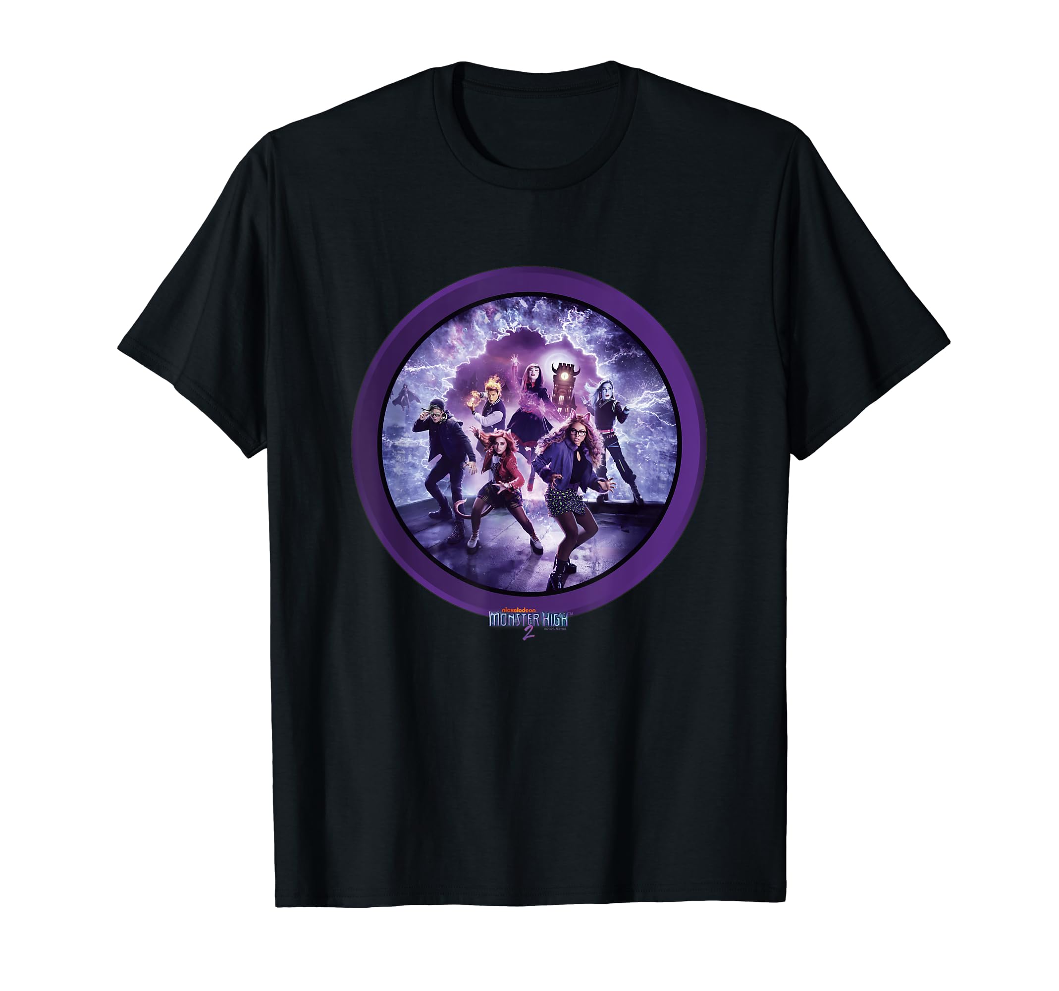 Camiseta Monster High Movie Mh Character Portal Para Meninas