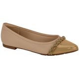 Sapatilha Slip On  Feminina Ultra Conforto Modare 7334.246.27679 - Bege/tan/dourado - 34