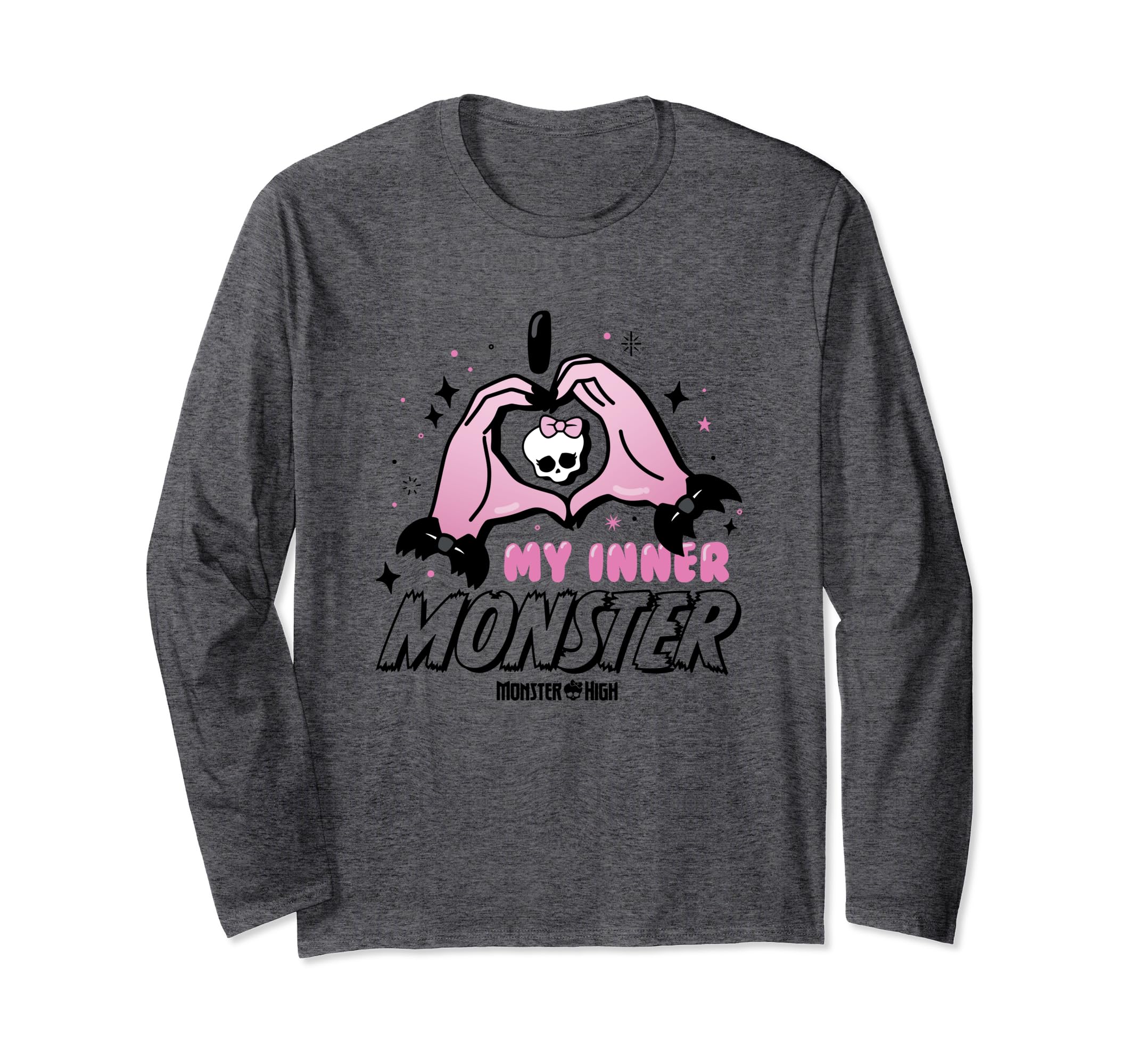 Camiseta De Manga Comprida Monster High Alumni I Heart My Inner Mon