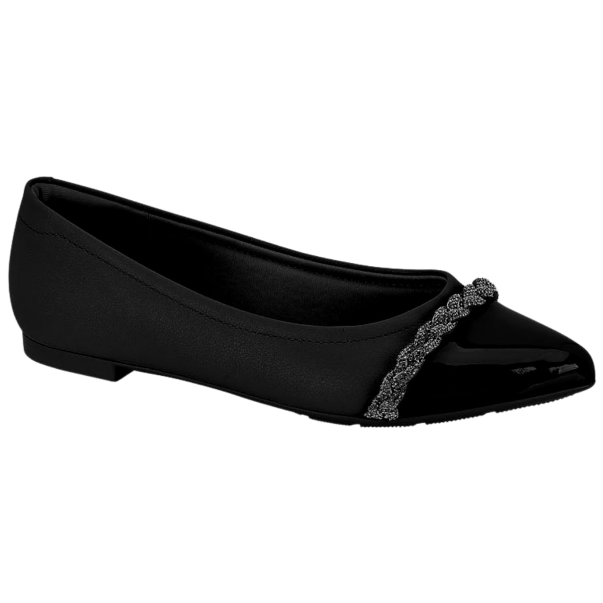 Sapatilha Slip On  Feminina Ultra Conforto Modare 7334.246.27679 - Preto/grafite - 39