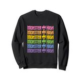 Moletom Monster High Pride Stacked Rainbow Logo