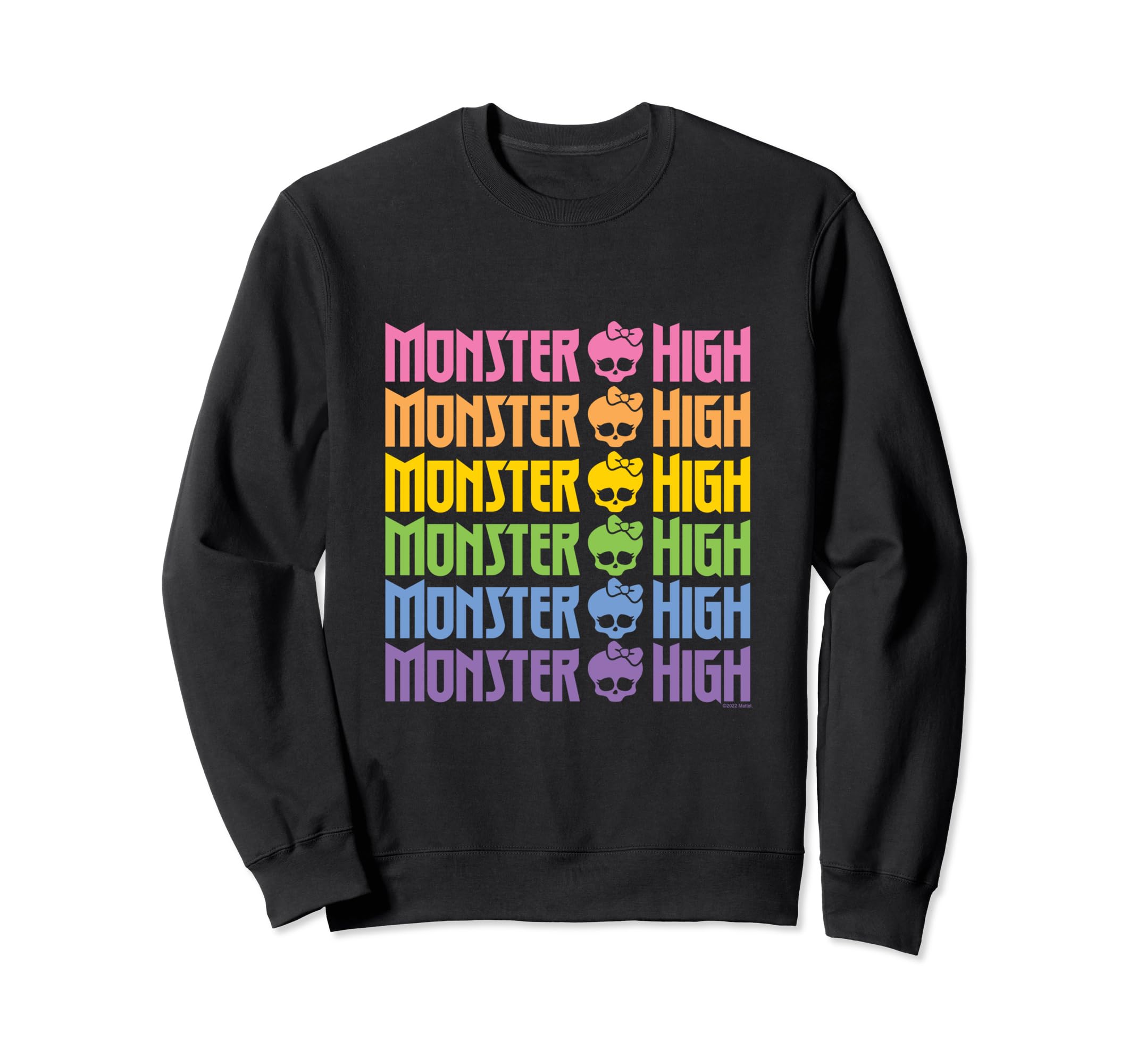 Moletom Monster High Pride Stacked Rainbow Logo