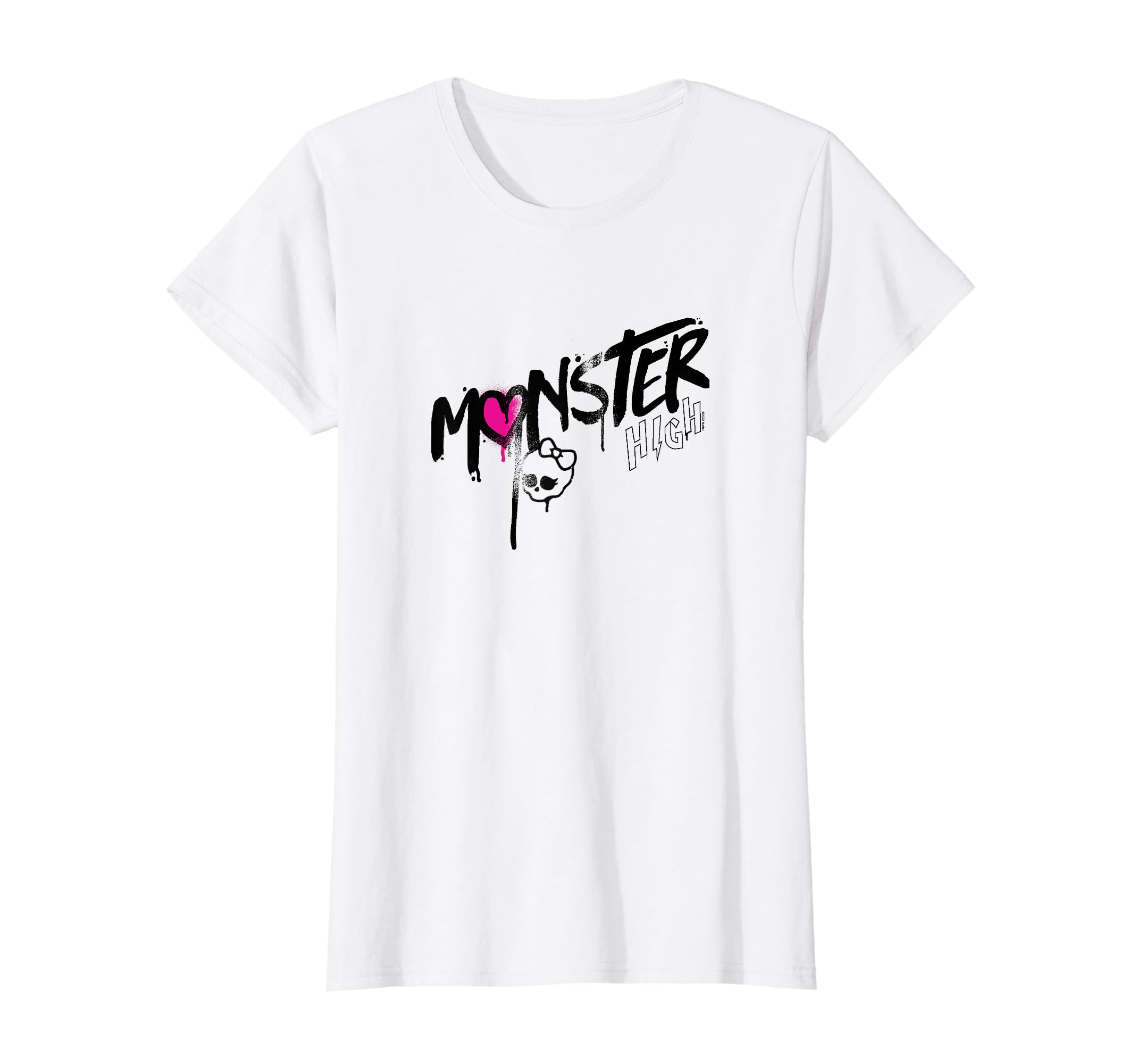 Camiseta Monster High Graffiti Com Logotipo Oficialmente Licenciado