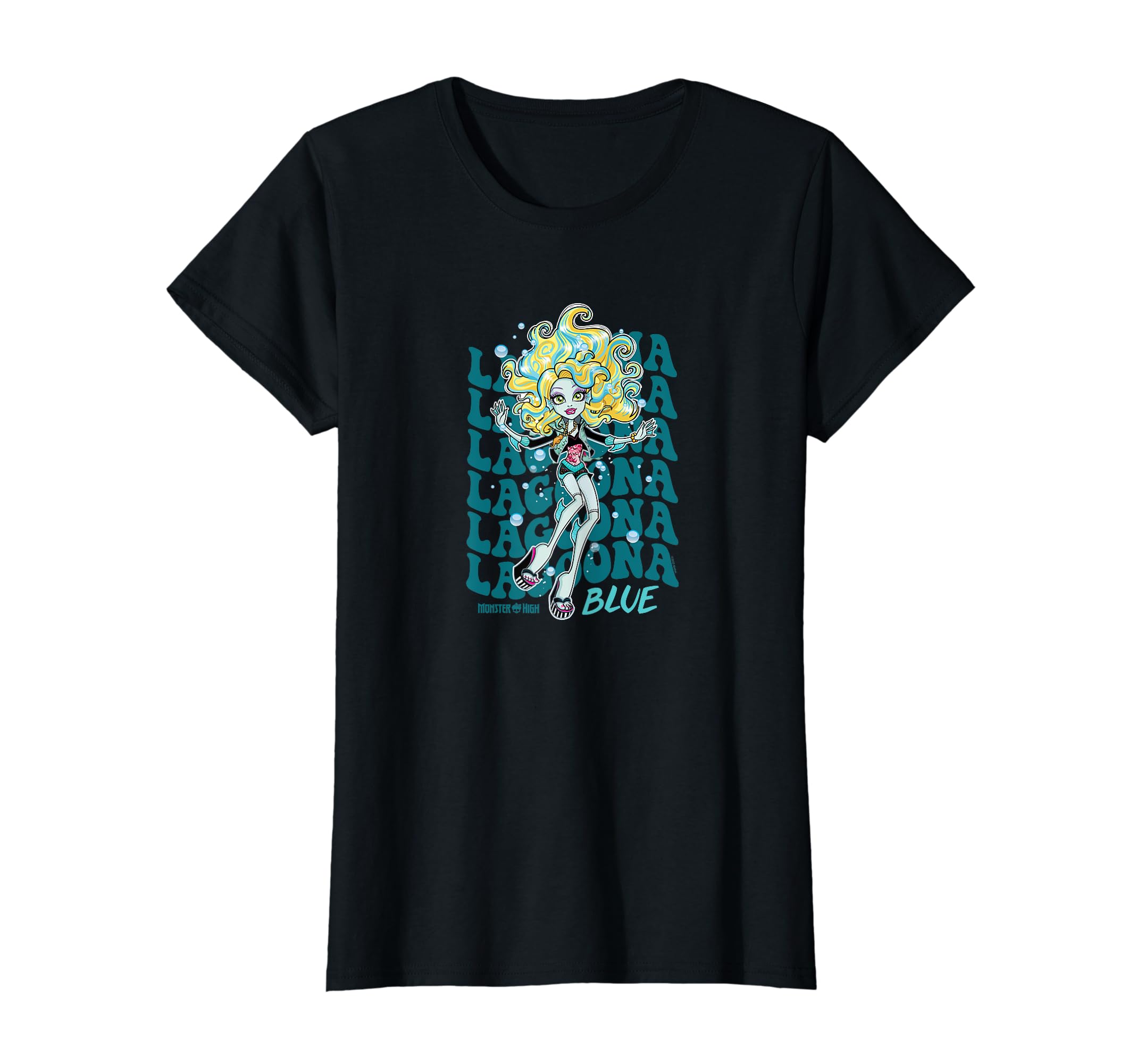 Camiseta Monster High Lagoona Blue Oficialmente Licenciada