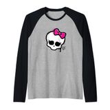 Camiseta De Beisebol Monster High Graffiti Skull Raglan