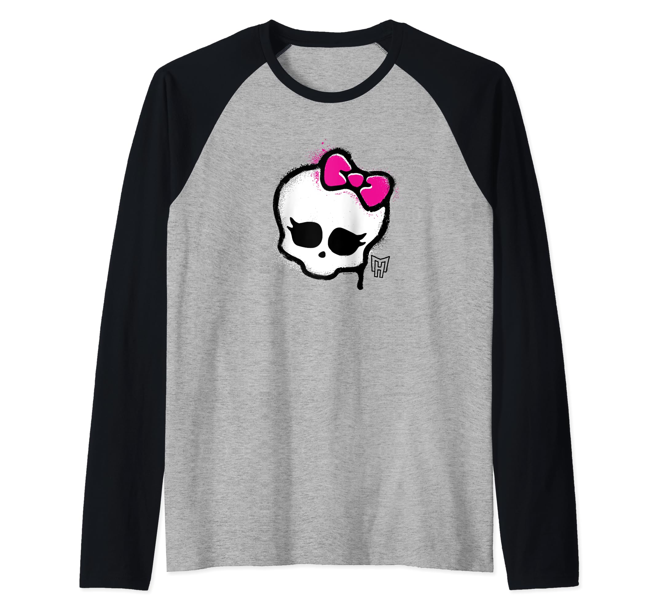 Camiseta De Beisebol Monster High Graffiti Skull Raglan