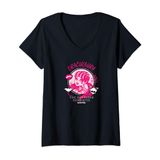 Camiseta Monster High Draculaura Com Decote Em V Para Mulheres