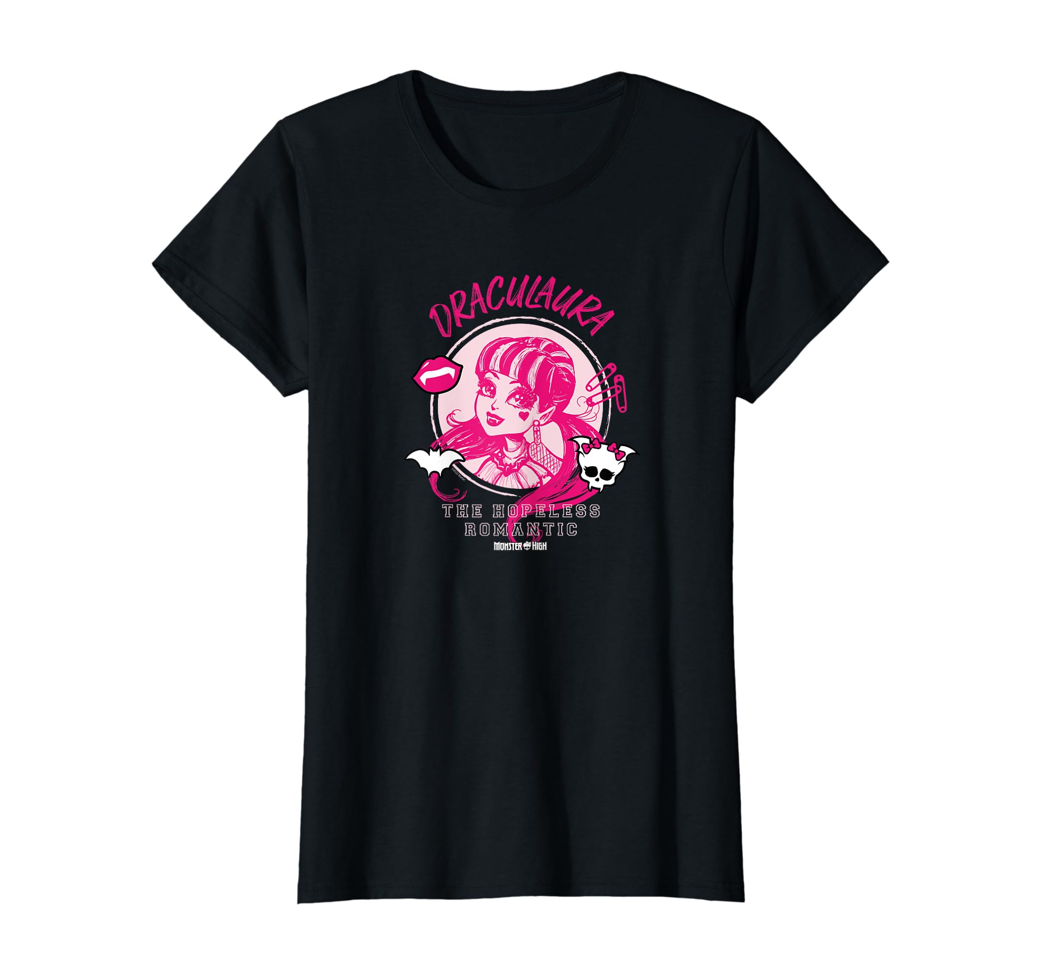 Camiseta Monster High Draculaura Oficialmente Licenciada Pela Matte