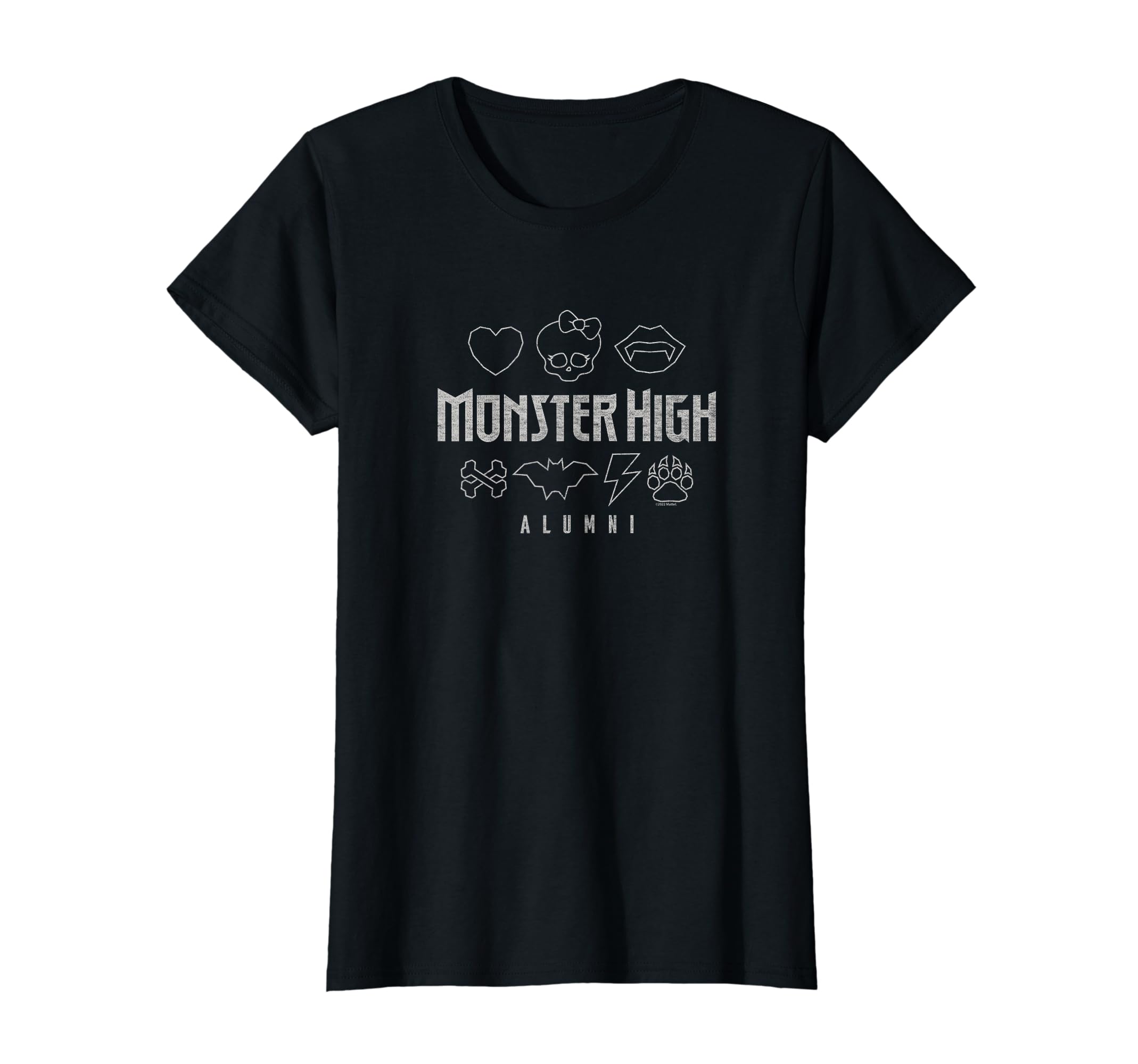 Camiseta Monster High Alumni Dead Luxe Oficialmente Licenciada