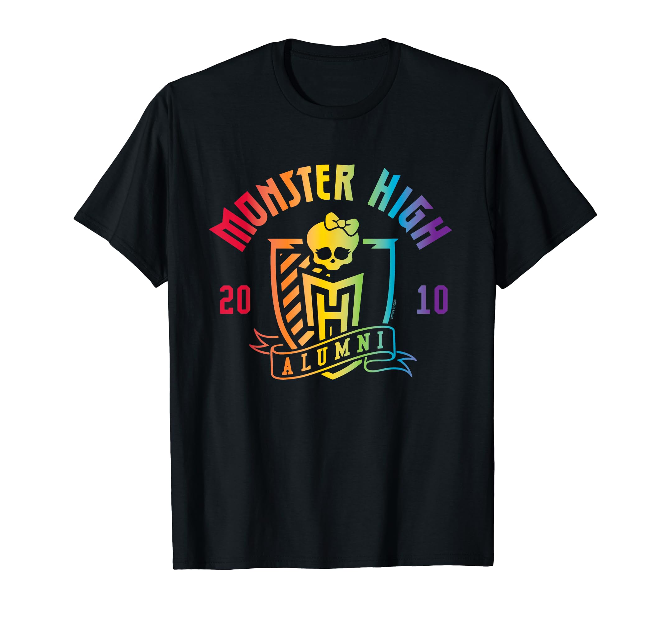 Camiseta Monster High Alumni Pride Crest Oficialmente Licenciada