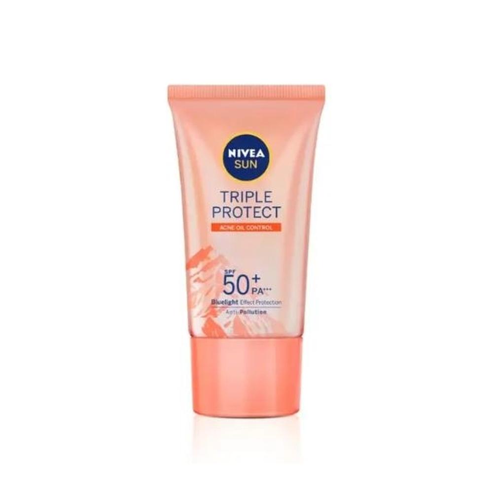 Protetor Solar Nivea Sun Tripla Proteção Fps 50 Antiacne 40ml