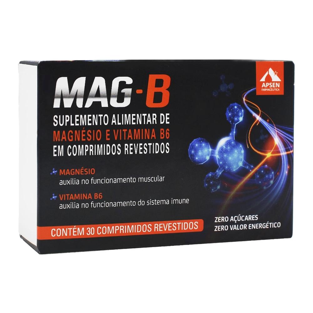 Suplemento Alimentar Mag B Com 30 Comprimidos