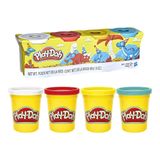 Massa De Modelar Play-doh Sortido B5517 - 1 Embalagem Com 4 Unidades