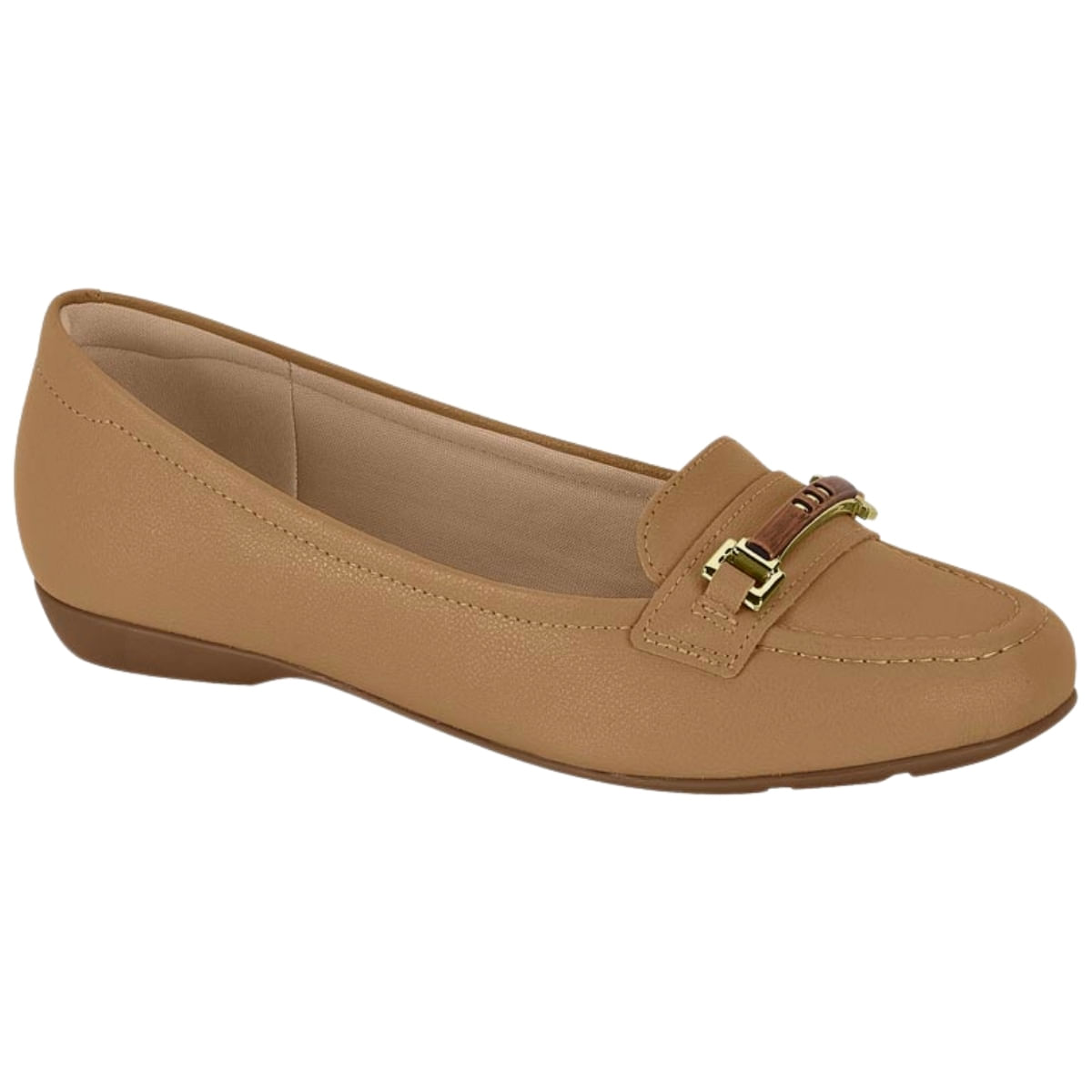 Sapato Mocassim Feminino Casual Ultra Conforto Modare 7016.499.21736 - Tan - 37