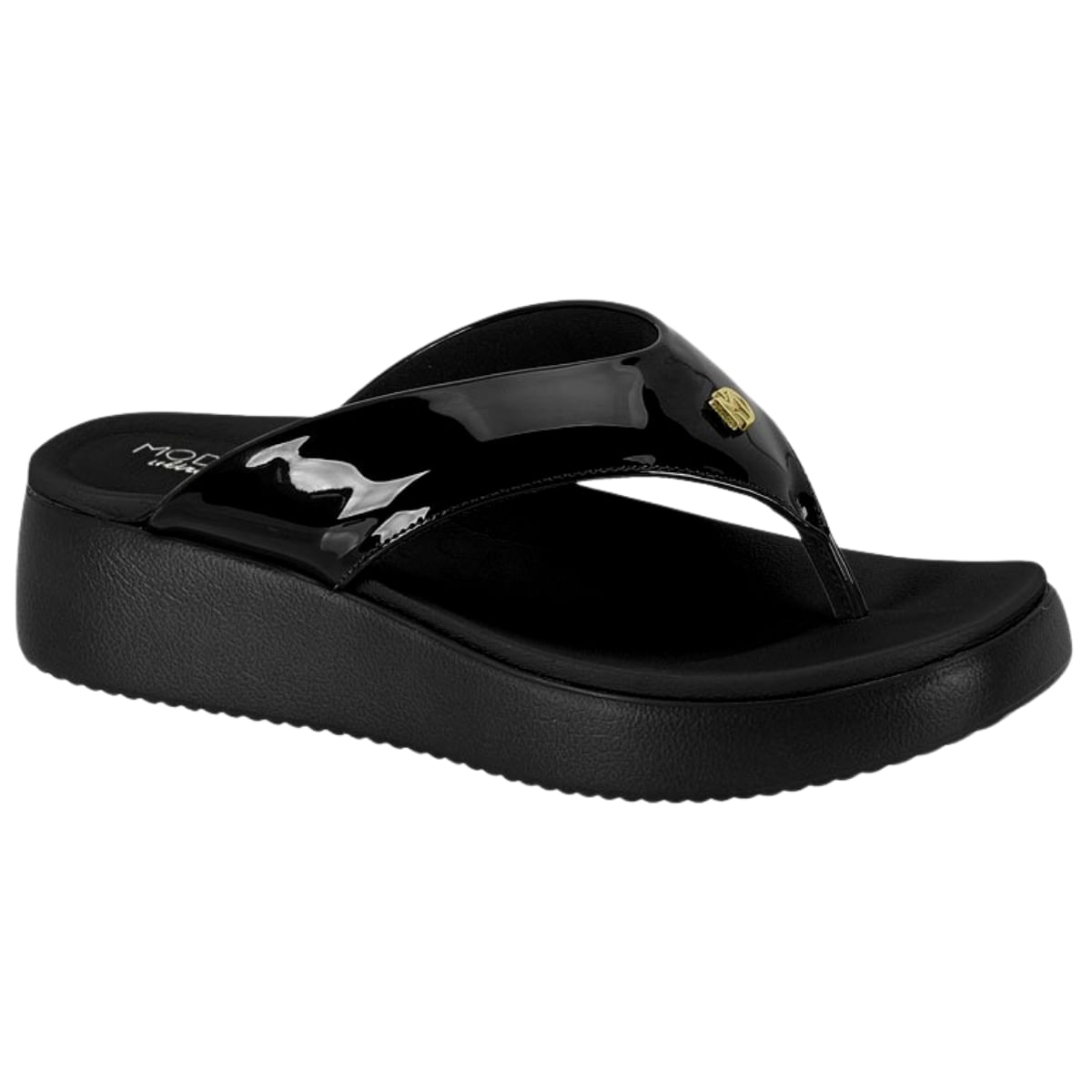 Chinelo Feminino Slide Plataforma Nuvem Modare 7189.101.13488 - Preto - 34