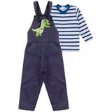 Jardineira Moletom Felpudo + Blusa Meia Malha Menino Conjunto De Inverno Masculino