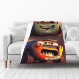 Cobertor Rosery Cartoon Car Flannel 150x200cm