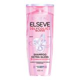 Shampoo Elseve Glycolic Gloss L&#39;oréal Paris Extra Gloss Cabelo Poroso E Sem Brilho 400ml