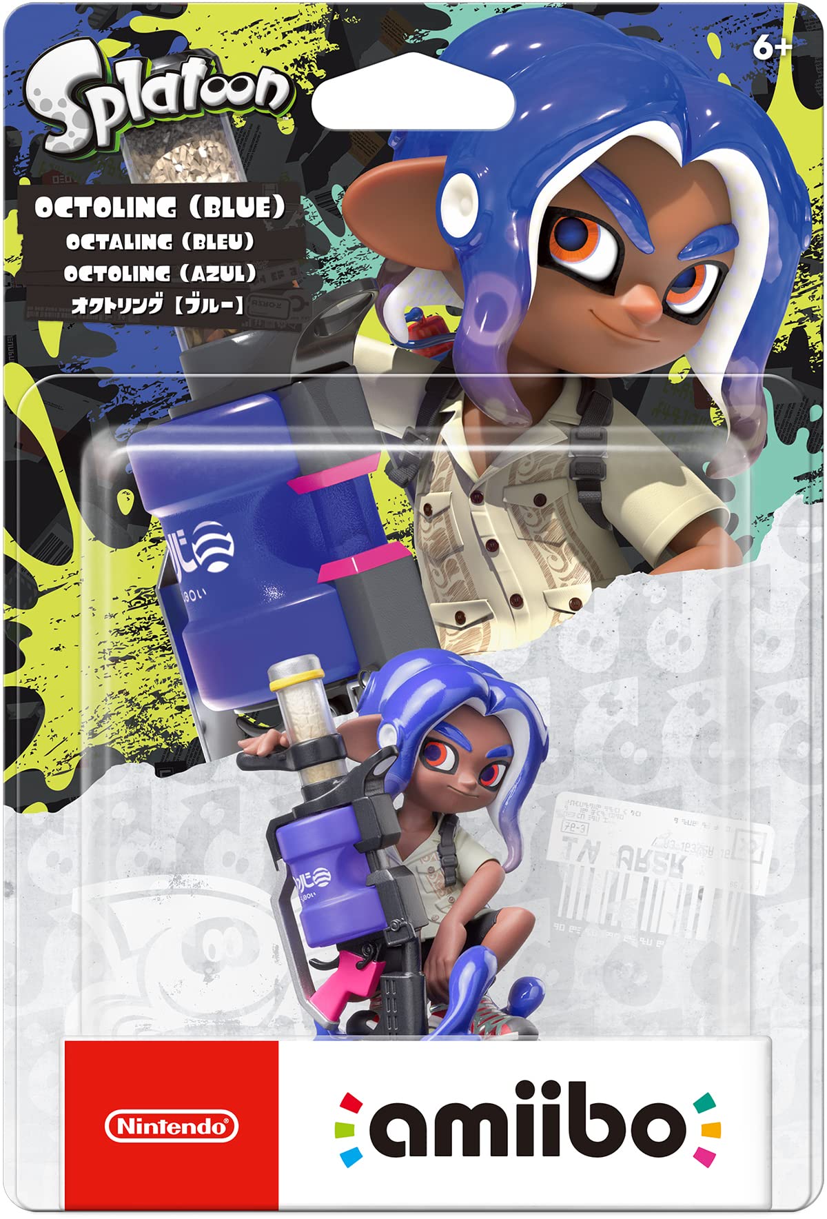 Amiibo Octoling (azul) Série Splatoon Nintendo