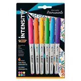 Marcador Permanente Colorido Pastel Bic 6 Unidades