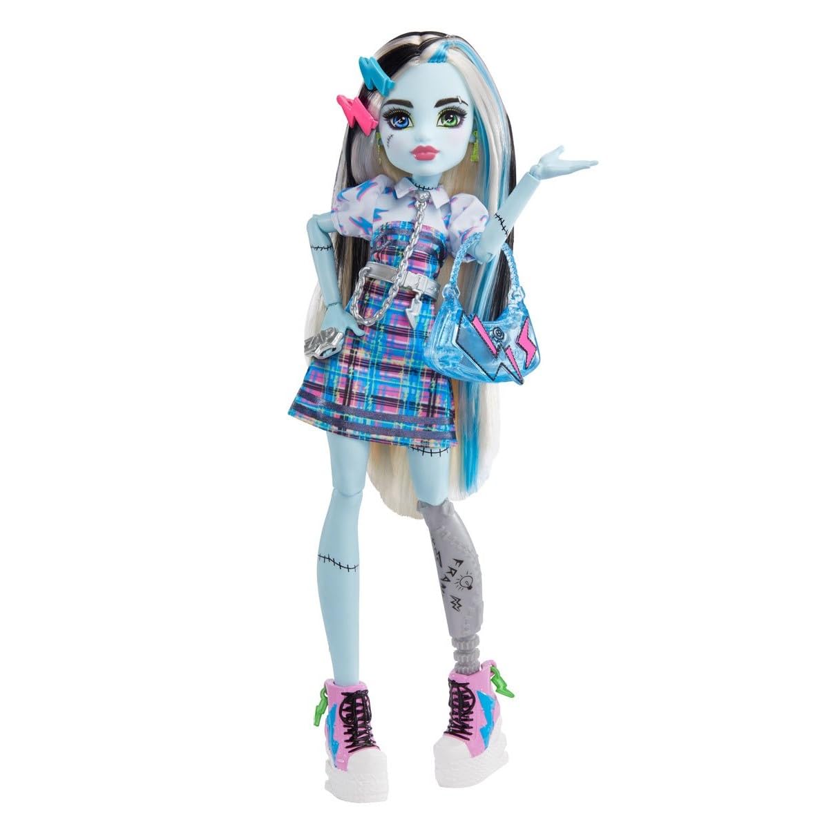 Boneca Monster High Frankie Stein Mthky73 Com Acessórios