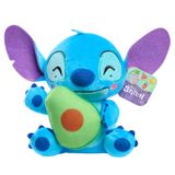 Bicho De Pelúcia Just Play Stitch Disney 18 Cm Com Abacate