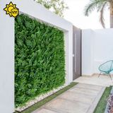 10 Placas Para Jardim Vertical Artificial Externo Uv 60x40cm Linha Premium Samambaia Com Eucalipto Fácil De Instalar