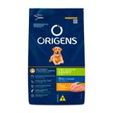 Ração Origens Cães Adultos Light Porte Médio E Grande Frango E Cereais 3kg