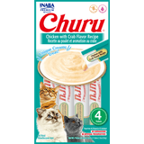 Petisco Churu Galinha E Caranguejo Gatos 4 Tubos 56g Inaba