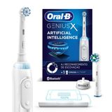 Escova Elétrica Oral-B Genius X  +  2 Refis Sensi Ultrafino e CrossAction