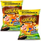 Kit 2 Salgadinho Gulão Assado Churrasco 180g Embalagem Econômica