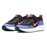 Tênis Infantil Nike Wearallday (PS) Preto e Lílas V21 CJ3817 009 - Preto - 30