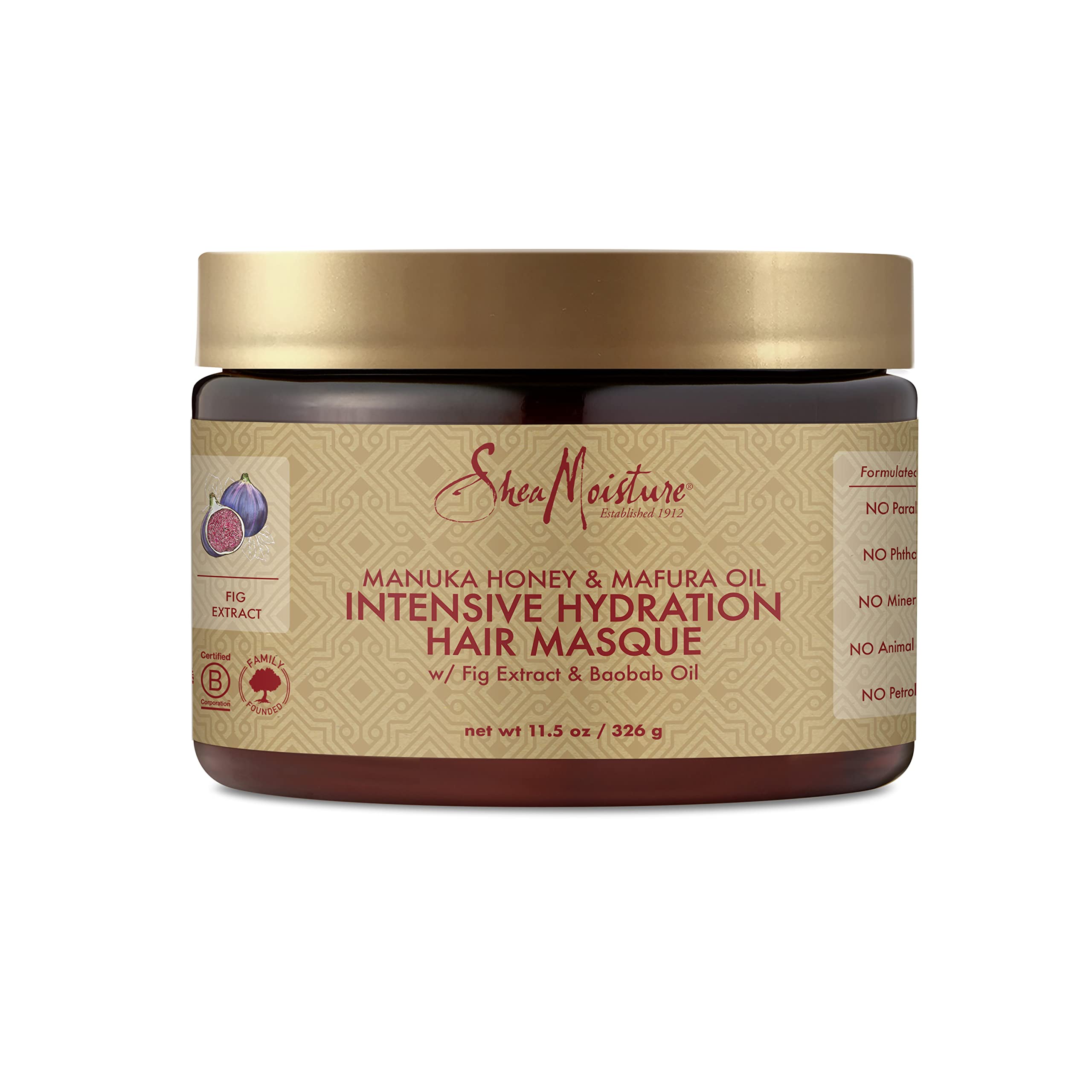 Máscara Capilar de Hidratação Intensiva Manuka Honey & Mafura Oil 326g - Shea Moisture