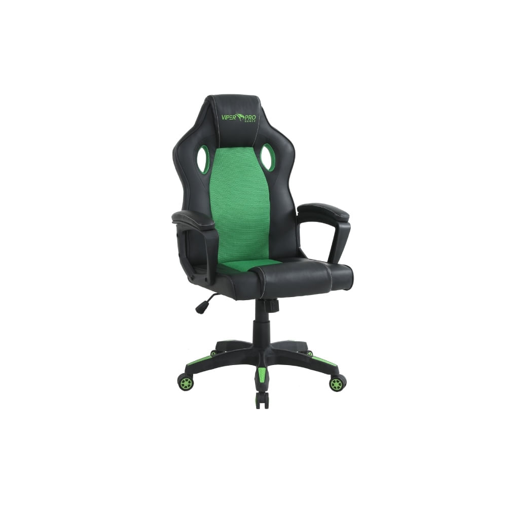 Cadeira Gamer Vivensis Viper Pro Python Vi-401 Preta/verde