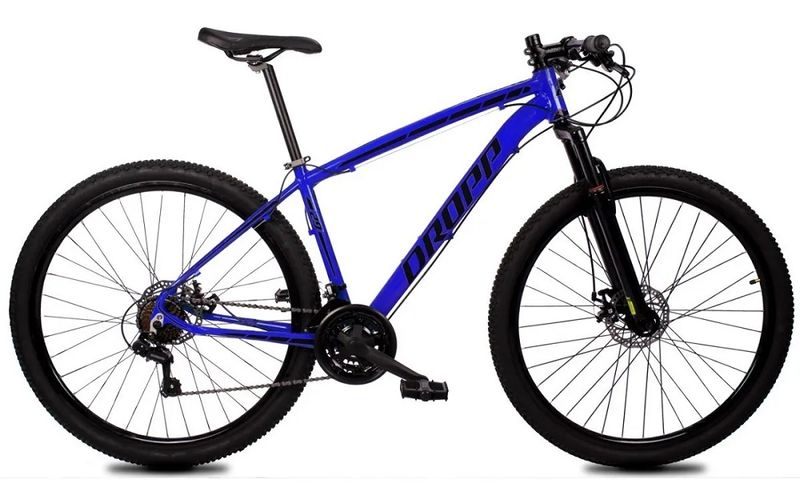 Bicicleta Dropp Z1-x Disc M T19 Aro 29 Susp. Dianteira 21 Marchas - Azul/preto