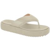 Chinelo Feminino Slide Plataforma Nuvem Moleca 5489.100.18462 - Branco Off - 36