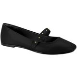 Sapatilha Alpargata Feminina Fivela Bico Moleca 5735.225.7800 - Preto - 36