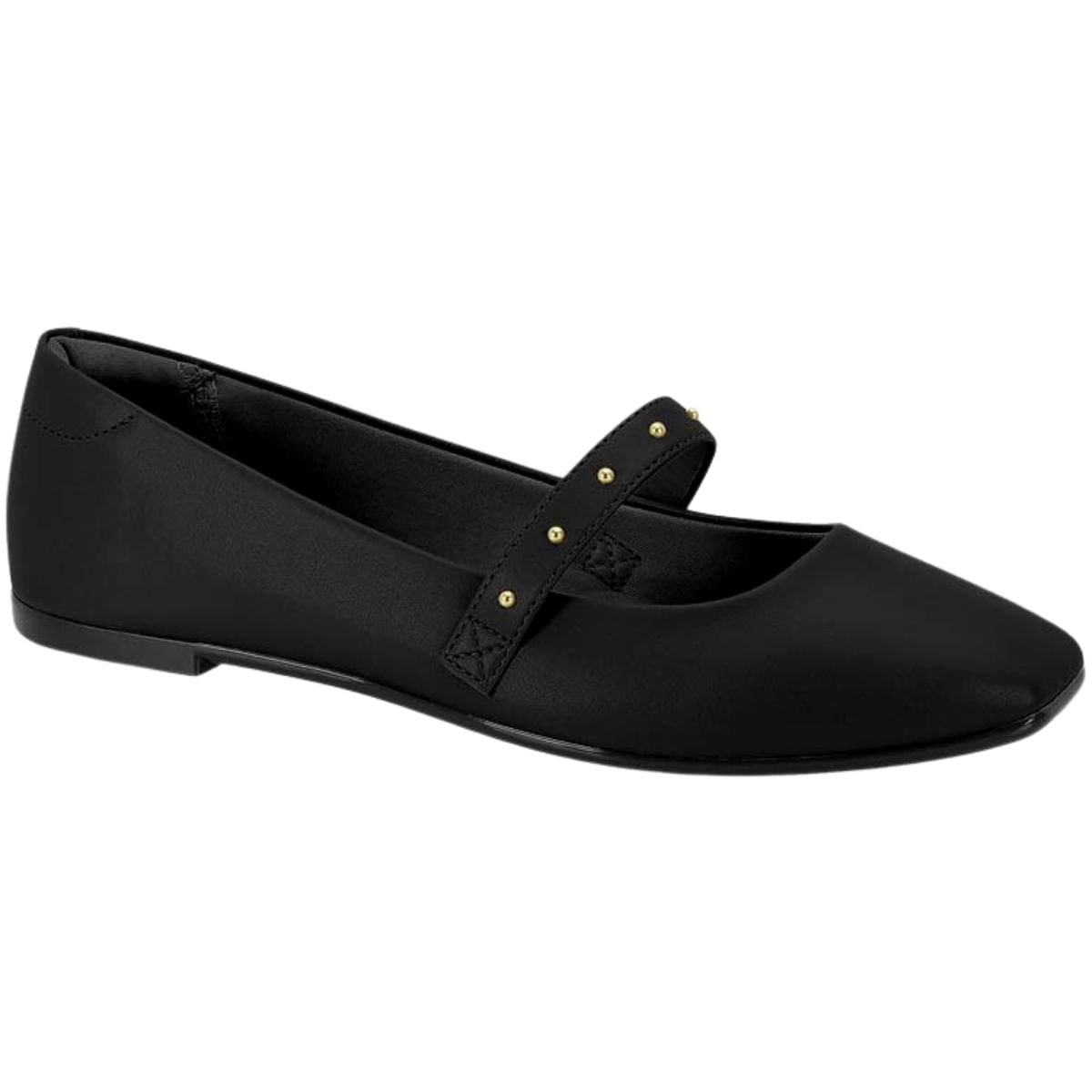 Sapatilha Alpargata Feminina Fivela Bico Moleca 5735.225.7800 - Preto - 39