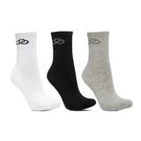 Kit Meia Olympikus Cano Médio C/3 Pares Masculino Bc/pto/cz 39-44 Olympikus