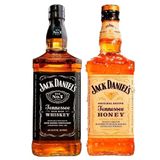 Whisky Jack Daniel&#39;s Tennessee Old No.7 1 L + Honey 1l