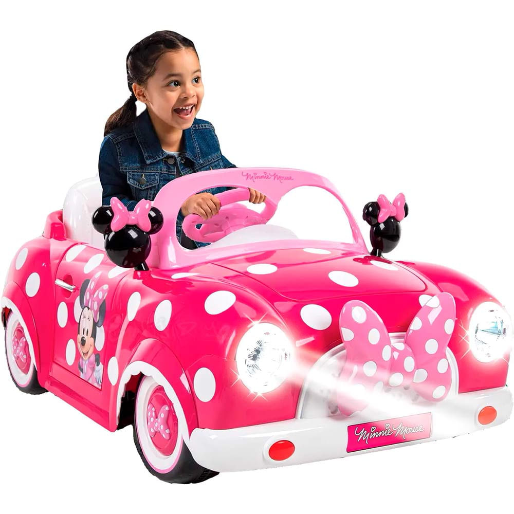 Carro Eletrico Infantil Disney Minnie Mouse 6v Zippy Toys