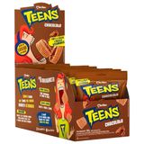 Biscoito Marilan Teens Recheado Chocolate 30g - 12 Embalagens Com 8 Unidades Cada