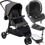 Carrinho Moises Bebe Conforto Base Isofix Burigotto Cr3 Neon