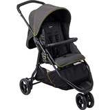 Carrinho De Bebe 3 Rodas Berço Passeio Burigotto Cr3 Gray Neon