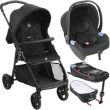 Carrinho Moises Bebe Conforto Base Isofix Burigotto Lui Grafite