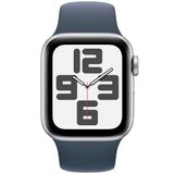 Apple Watch Se 2 (2023) 40 Mm / M / L  Gps - Silver Aluminum / Storm Blue Sport