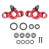 Metal Dianteiro E Traseiro Conjunto De Copo De Direção Compatível Com O Carro Do Rc